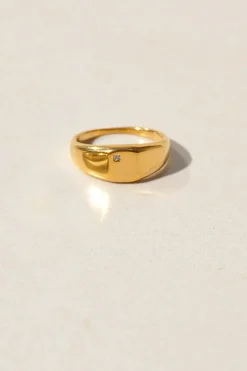 Hot Anillo Circonita Personalizable (meñique) Anillos Personalizables | Anillos De Meñique