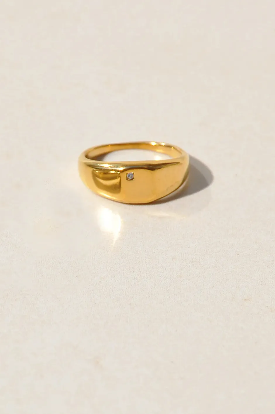 Hot Anillo Circonita Personalizable (meñique) Anillos Personalizables | Anillos De Meñique