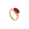 Fashion Anillo Cristal Ovalado Anillos De Meñique