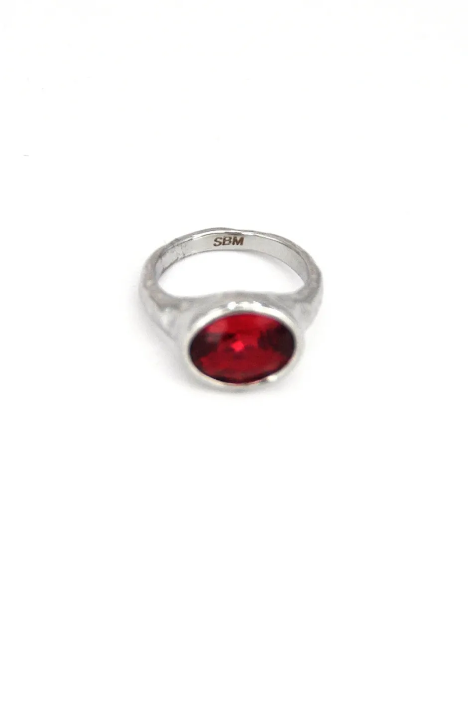Fashion Anillo Cristal Ovalado Anillos De Meñique