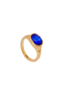 Fashion Anillo Cristal Ovalado Anillos De Meñique