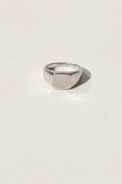 Discount Anillo Cuadrado Personalizable (meñique) Anillos Personalizables | Anillos De Meñique