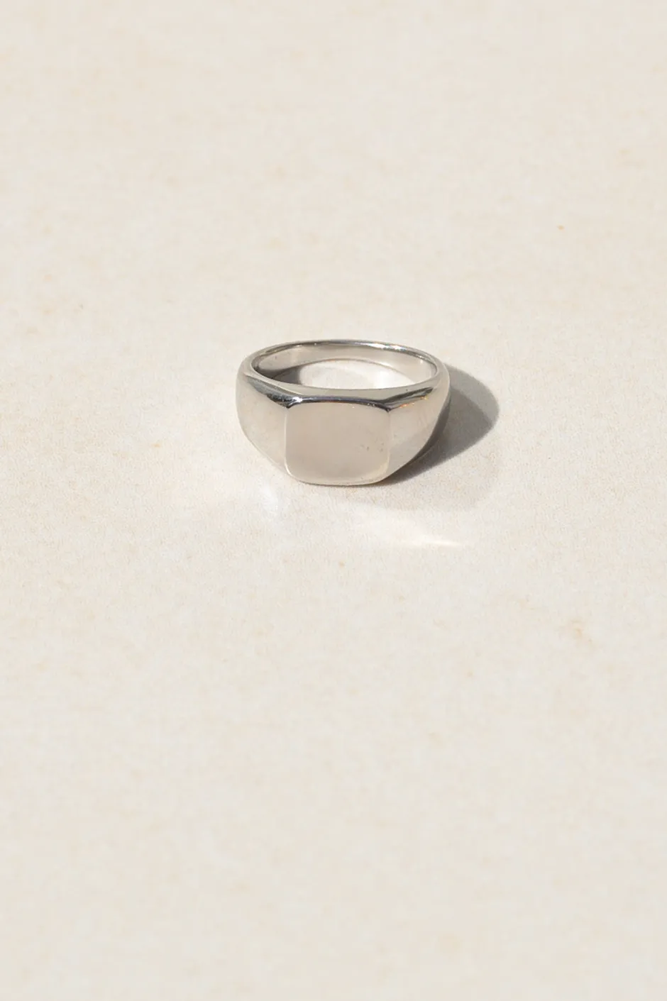 Discount Anillo Cuadrado Personalizable (meñique) Anillos Personalizables | Anillos De Meñique