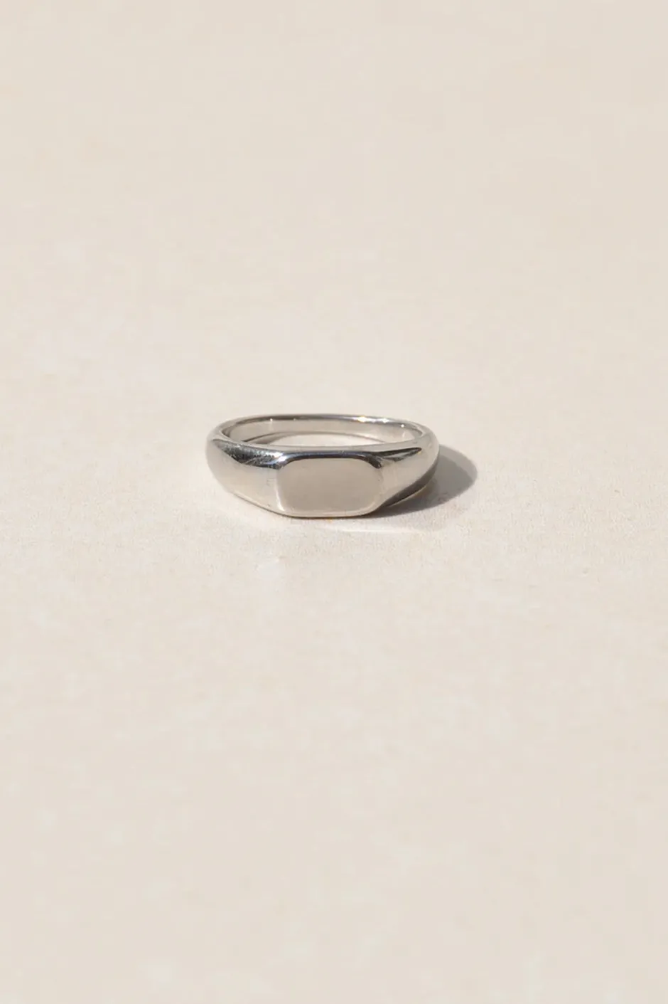 Best Anillo Rectángulo Personalizable (meñique) Anillos Personalizables | Anillos De Meñique