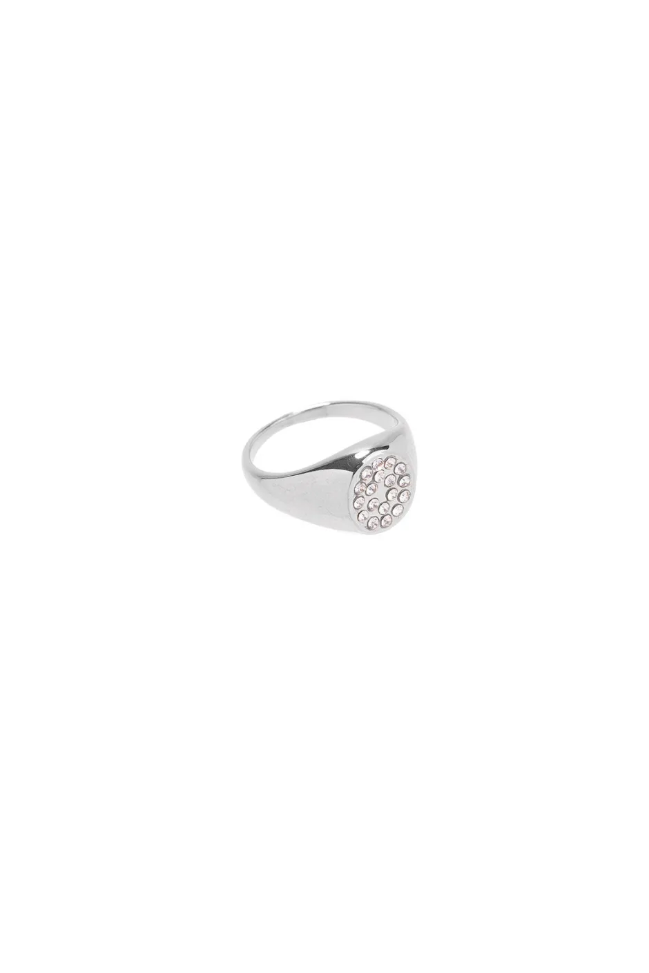 Clearance Anillo Sello Circon Anillos De Meñique
