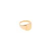 Clearance Anillo Sello Cuadrado Anillos De Meñique