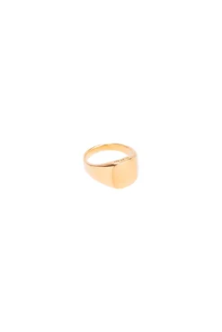 Clearance Anillo Sello Cuadrado Anillos De Meñique