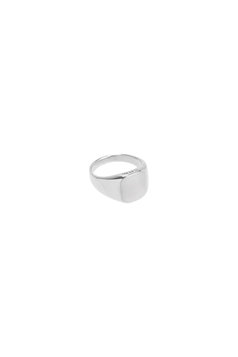 Clearance Anillo Sello Cuadrado Anillos De Meñique