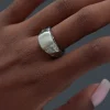 Outlet Anillo Sello Cuadrado Cera Anillos De Meñique | Anillos Personalizables