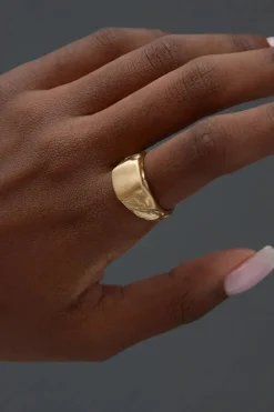 Outlet Anillo Sello Cuadrado Cera Anillos De Meñique | Anillos Personalizables