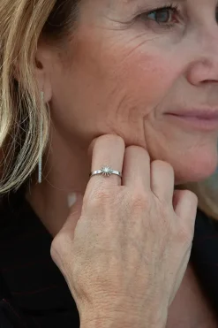 Discount Anillo Sol Circon Anillos Ajustables
