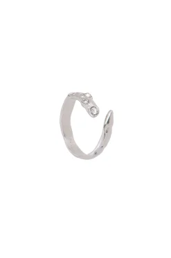 Best Anillo Textura Circonitas Anillos Ajustables