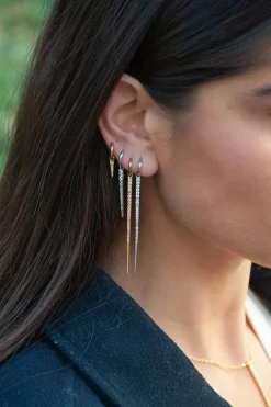 Clearance Arito Pincho Largo (Unidad) Mini Pendientes Y Aritos