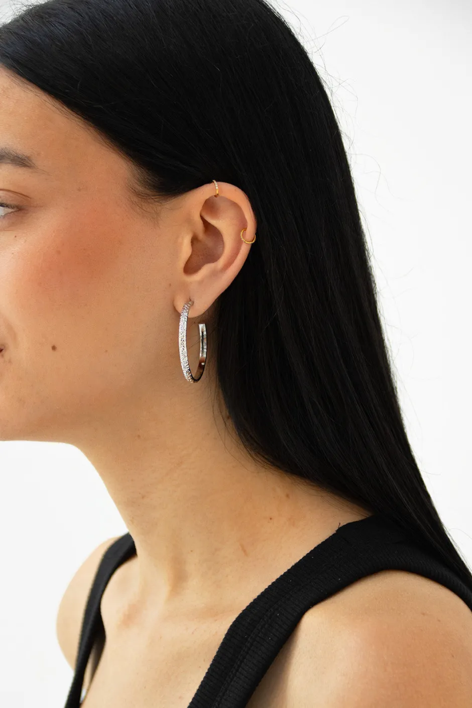 Clearance Aro Bubbles 3.5 cm Pendientes Y Aros Grandes