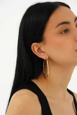 Hot Aro Irregular 6.5 cm Pendientes Y Aros Grandes