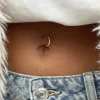 Fashion Belly Ring (Unidad) Mini Pendientes Y Aritos