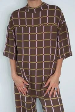 Clearance Blusa Cuadros Blusas