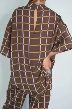 Clearance Blusa Cuadros Blusas