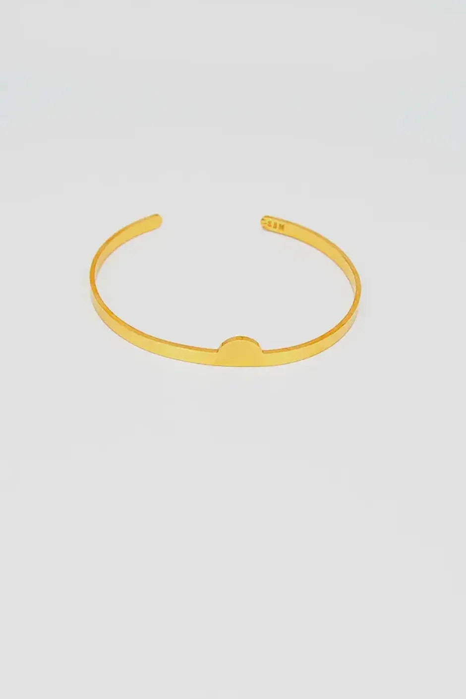 New Brazalete Semi Círculo Pulseras Personalizables