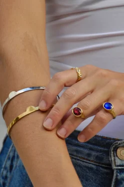 New Brazalete Semi Círculo Pulseras Personalizables