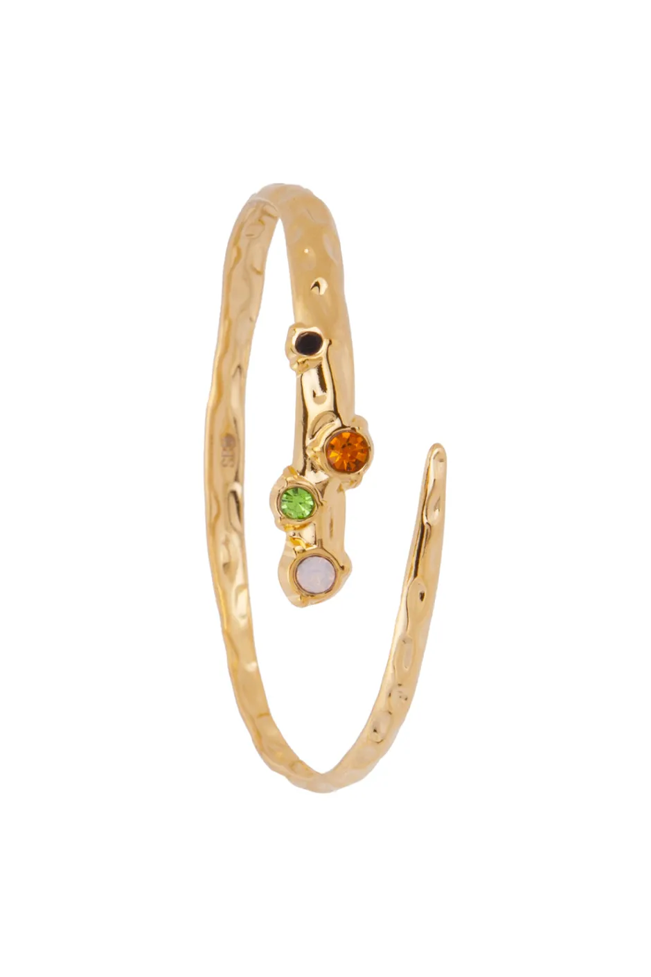 Discount Brazalete Textura Circonitas Pulseras Con Circonitas