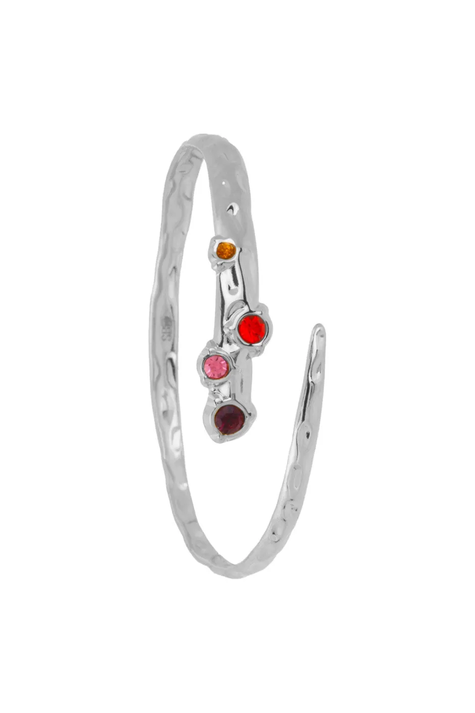 Discount Brazalete Textura Circonitas Pulseras Con Circonitas