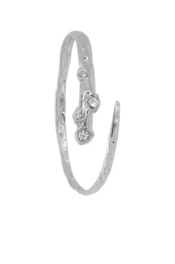 Discount Brazalete Textura Circonitas Pulseras Con Circonitas