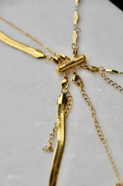 Hot Broche Triple Collares Collares Con Colgante
