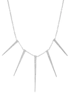 Fashion Collar 5 Pinchos Collares Con Colgante