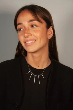 Fashion Collar 5 Pinchos Collares Con Colgante