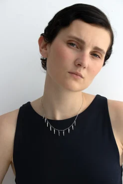 Fashion Collar 10 Pinchos Collares Con Colgante