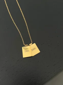 Clearance Collar Chapita Doble Collares Personalizables | Collares Con Colgante