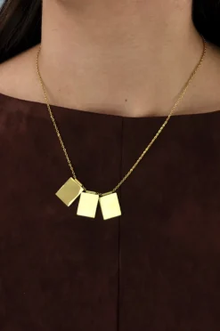 Fashion Collar Chapita Triple Collares Personalizables | Collares Con Colgante