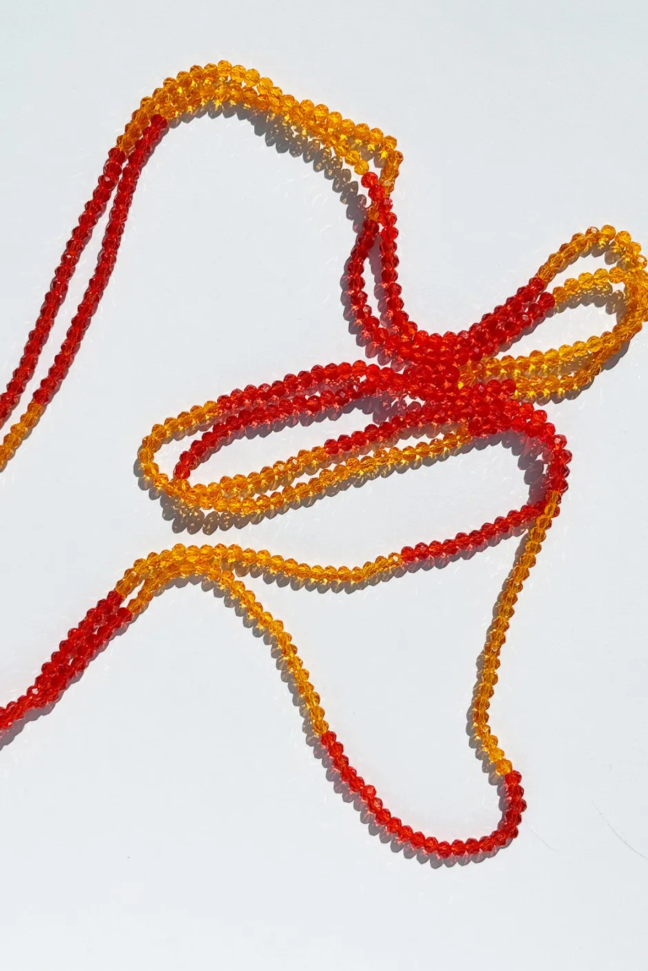 New Collar Gatsby Naranja Collares Grandes