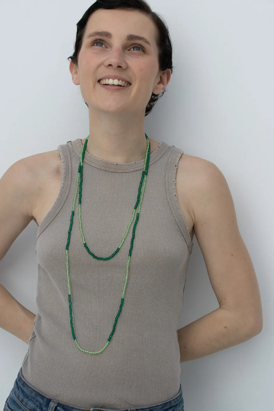 Best Collar Gatsby Verde Collares Grandes