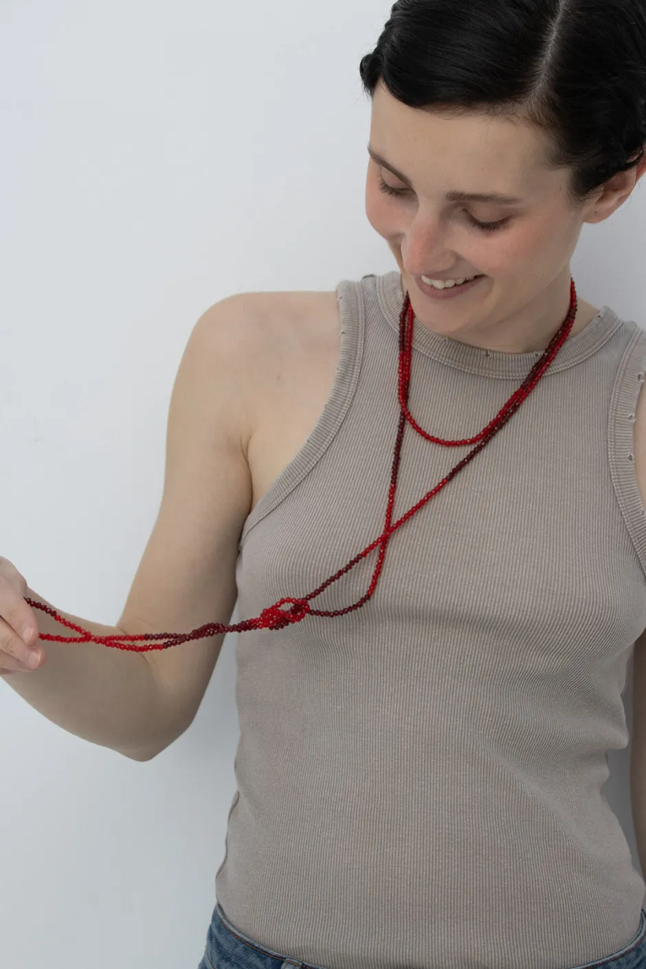 New Collar Gatsby Vino Collares Grandes