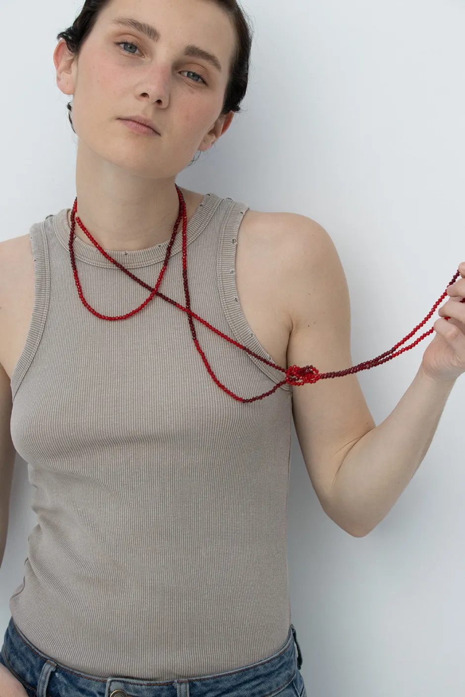 New Collar Gatsby Vino Collares Grandes