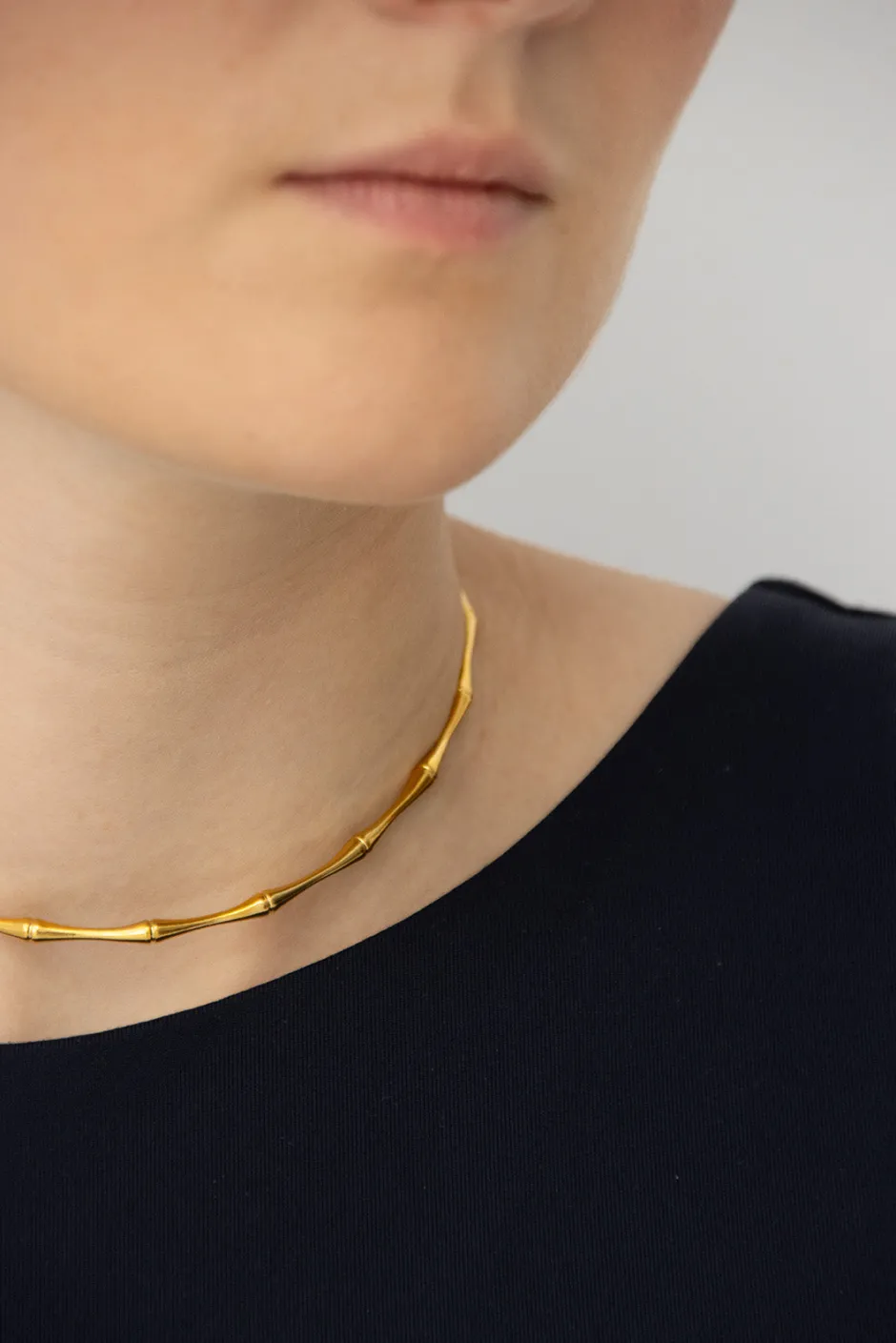 Hot Collar Rígido Bambú Collares Rígidos