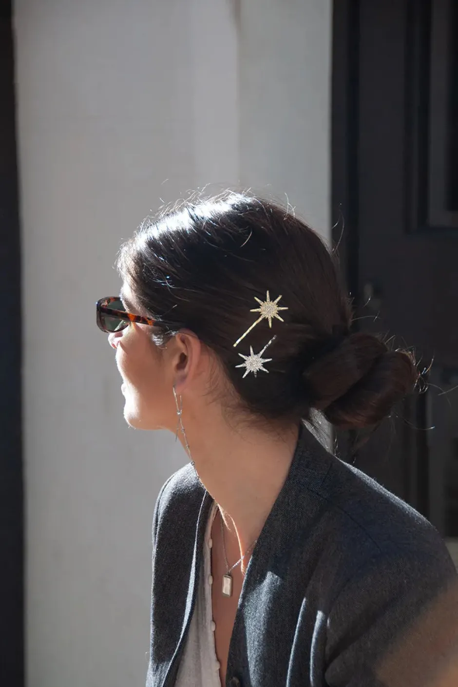 Fashion Horquilla Estrella Circonita Horquillas