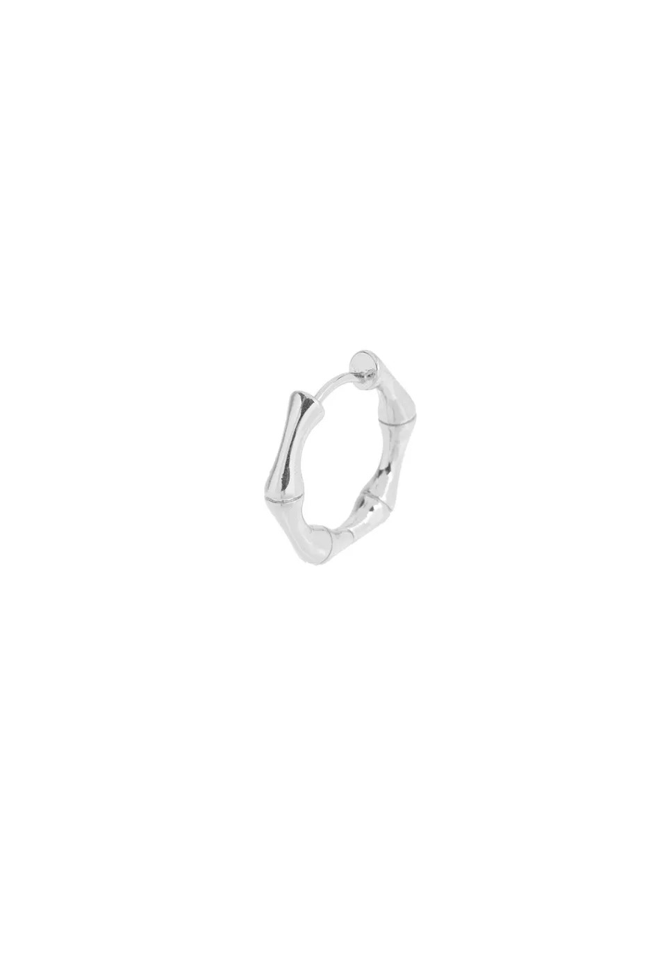 Outlet Mini Arito Bambú 12 mm Mini Pendientes Y Aritos