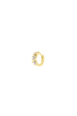 Hot Mini Arito Circon Estrellas (Unidad) Mini Pendientes Y Aritos