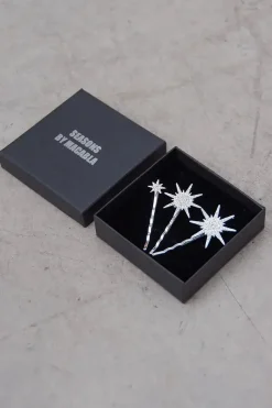 Discount Pack Horquillas Estrellas Blancas Plateado Packs Joyas | Horquillas
