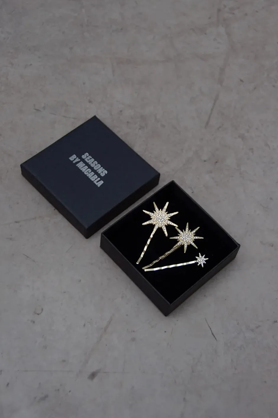 New Pack Horquillas Estrellas Blancas Dorado Packs Joyas | Horquillas