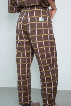New Pantalón Cuadros Pantalones