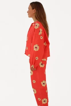 Discount Pantalón Flores Maxi Pantalones