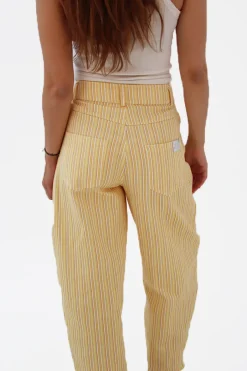 Discount Pantalón Rayas Orange Pantalones