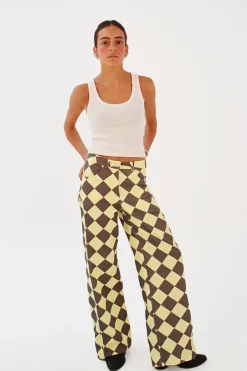 Online Pantalón Recto Butter Cocoa Pantalones