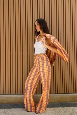 Outlet Pantalón Recto Mandarine Pantalones