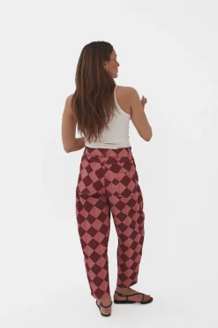 Clearance Pantalón Rombos Pantalones