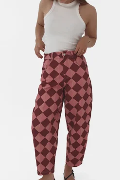 Clearance Pantalón Rombos Pantalones